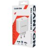 Canyon H-65 65W univerzális GaN PD fehér hálózati töltő adapter