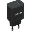 Canyon H-20-02 20W univerzális hálózati töltő adapter fekete