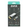 AVAX AV902 PRIME Type C-HDMI 2.0 4K/60Hz AV sodorszálas kábel