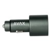 AVAX CC665B CARLY+ 83W USB A+Type C fekete autós töltő