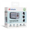 Verbatim 32200 GNC-35 GaN Charger 35W USB Type-A + Type-C hálózati töltő adapter