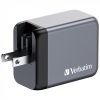 Verbatim 32201 GNC-65 GaN Charger 65W USB Type-A + 2xType-C hálózati töltő adapter