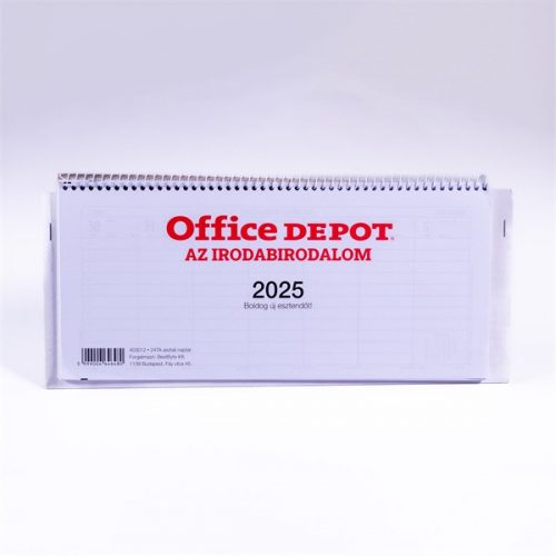 Office Depot 24TA 2025 asztali naptár