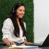 JLab GO Work vezeték nélküli fekete Bluetooth headset