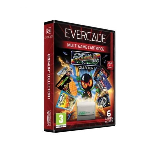 Evercade #24 Gremlin Collection 1 6in1 Retro Multi Game játékszoftver csomag