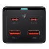 Baseus PSZM000401 GaN3 Pro 100W 2xUSB/2xUSB C/AC fekete töltő