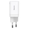 Baseus CCSUPP-E02 Super Si Pro 30W USB/USB C fehér gyorstöltő