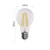 Emos ZF5164D  E27/11W (100W)/1521 lm/meleg fehér Filament A60 LED izzó