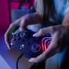 PDP 049-024-PR Afterglow Wave Xbox Series X|S/Xbox One/PC RGB LED lila vezetékes kontroller