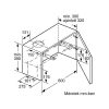 Bosch DFL064W53 kihúzható páraelszívó