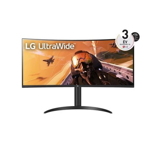 LG 34" 34WP75CP UWQHD 160Hz HDMI/DP/USB-C/USB ívelt monitor