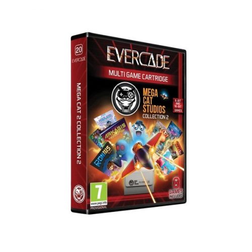 Evercade #20 Mega Cat Studios Collection 2 8in1 Retro Multi Game játékszoftver csomag