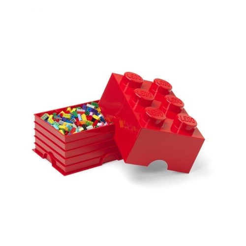 LEGO Tárolódoboz, piros (12,1 literes)