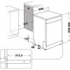 Whirlpool W2F HD624 14 terítékes mosogatógép