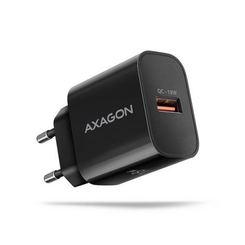 Axagon ACU-QC18 18W QC USB fekete hálózati töltő