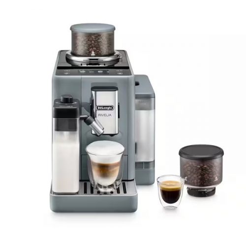 DeLonghi Rivelia EXAM440.55.G LatteCrema grafitszürke automata tejtartályos kávéfőző