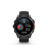 Garmin 010-02904-00 fenix 8 AMOLED (47mm) szilikon pántos fekete okosóra