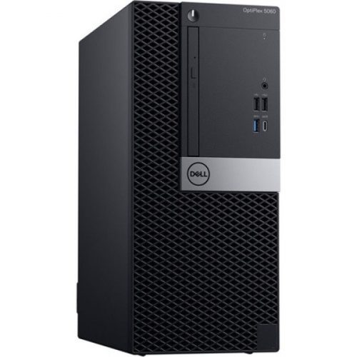 Dell Optiplex 5060 MT/i5-8500/16GB/512GB SSD/Win Pro COA/fekete asztali számítógép (Használt A+,felújított)