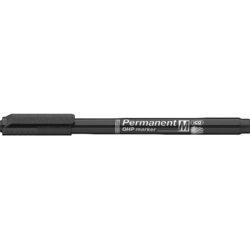 ICO OHP M 1-1,5mm fekete permanent marker