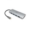 Equip Notebook Dokkoló - 133482 (Bemenet: USB-C, Kimenet: USB-C PD:60W/HDMI/3x USB3.2 Gen1/TF/MicroSD)