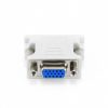 Gembird DVI-I (Dual Link) - VGA White adapter