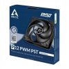 Arctic P12 PWM PST (Black/Black)