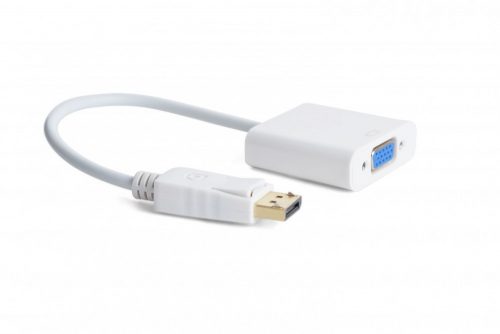 Gembird DisplayPort to VGA M/F adapter 0,2m White