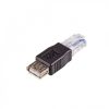 Akyga AK-AD-27 USB / RJ45 Adapter Black