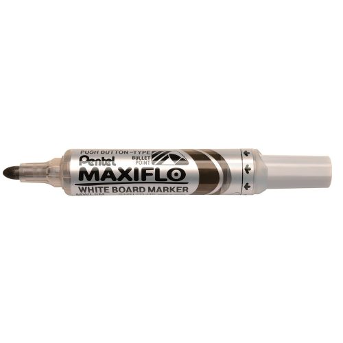 Táblamarker 2,5mm, kerek hegyű, Pentel Maxiflo barna 