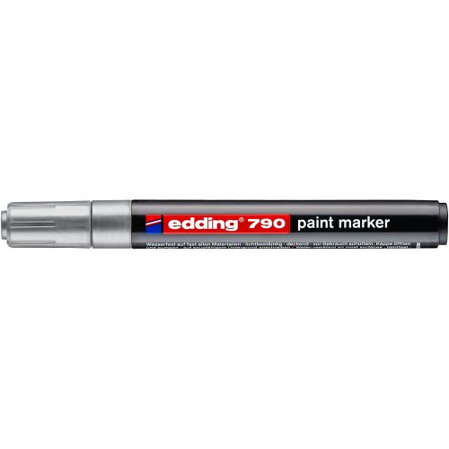 Lakkmarker 2-3mm, kerek Edding 790 ezüst 