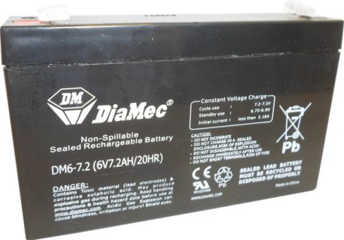 DIAMEC 6V 7,2Ah