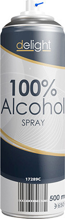 DELIGHT 100% alkohol spray - 500 ml