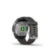 fenix 7S Pro Solar Silver w/Graphite silicone band