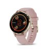 Venu 3S rose, cream gold, silicone band