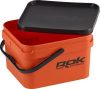 ROK 10 literes szögletes keverő edény fedéllel - SQUARE BUCKET with soft cover - Narancs