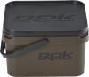 ROK 10 literes szögletes keverő edény fedéllel - SQUARE BUCKET with soft cover - Zöld